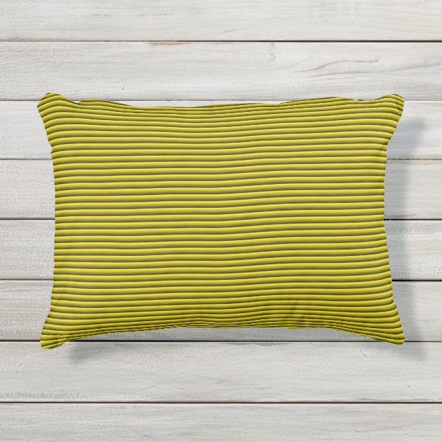 D'extérieur Coussin extérieur en bande de citron (Devant)