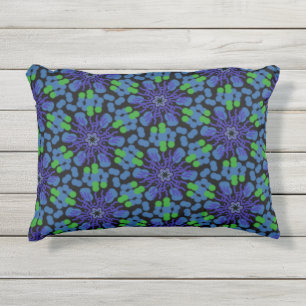 D'extérieur Coussin extérieur Jimette Design bleu et vert
