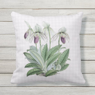 D'extérieur Coussin extérieur pourpre 16x16 d'orchidée de