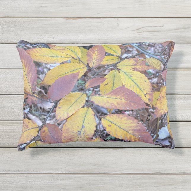 D'extérieur Coussin Feuilles d'automne (Devant)