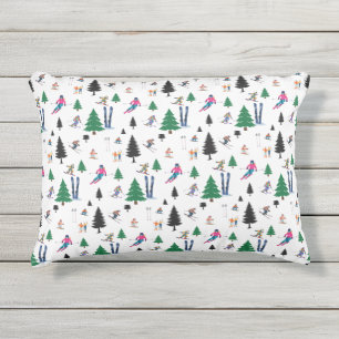 D'extérieur Coussin inspiré du ski.