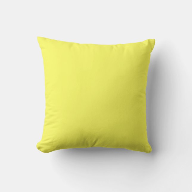 D'extérieur Coussin jaune doux (Recto)