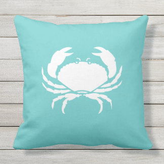 D'extérieur CRAB / crabby coussin bleu marine turquoise