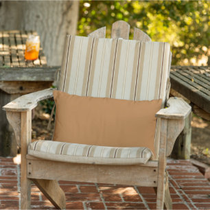 D'extérieur Cuivre Brown Lumbar Coussin