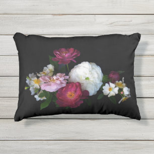 D'extérieur Fleurs de Jardin Rose à l'ancienne Coussin extérie