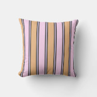 HAMbyWG Coussin 16" - rose et beige 2