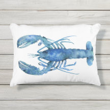 Homard bleu Accueil Coussin d'accents