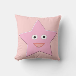 D'extérieur Jolie étoile rose Coussin extérieur