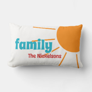 D'extérieur Nom de famille Patio Lumbar Coussin