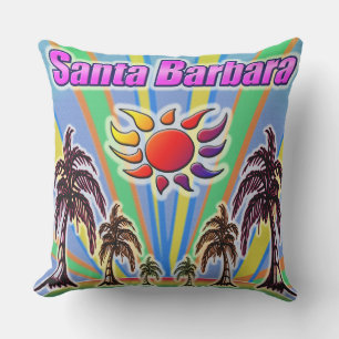D'extérieur Père Noël Barbara Summer Love Coussin
