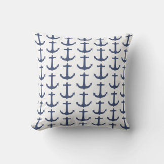 D'extérieur Thème nautique Ancre Coussin de la Marine