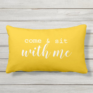 D'extérieur Viens t'asseoir avec moi, coussin lumbar