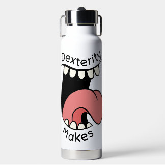 Dexterity maakt waterfles