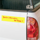 Dexter's Apprentice... heb je bloed? Bumpersticker (Op Truck)