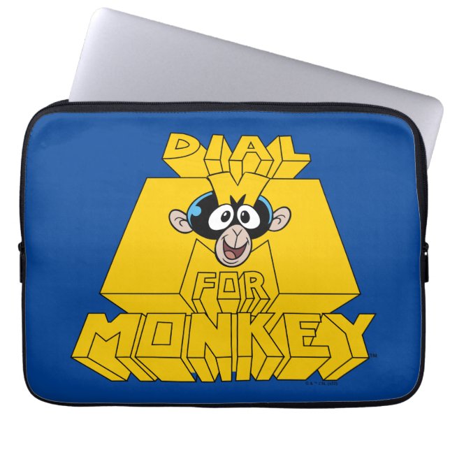Dexter's Laboratory - Dial M for Monkey Laptop Sleeve (Voorkant)
