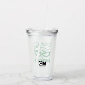 Dexter's Laboratory Face Logo Acryl Drinkbeker (Achterkant)