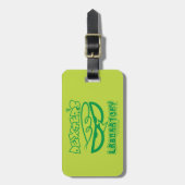 Dexter's Laboratory Face Logo Bagagelabel (Voorkant verticaal)