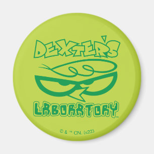 Dexter's Laboratory Face Logo Magneet