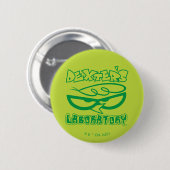 Dexter's Laboratory Face Logo Ronde Button 5,7 Cm (Voorkant /achterkant)