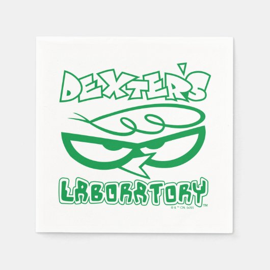 Dexter's Laboratory Face Logo Servet (Voorkant)