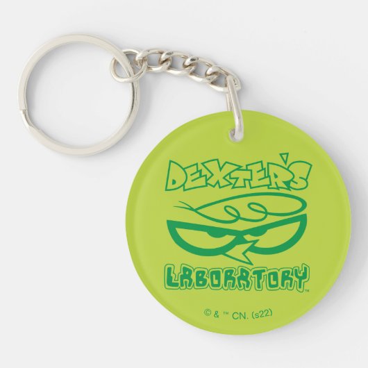 Dexter's Laboratory Face Logo Sleutelhanger (Voorkant)