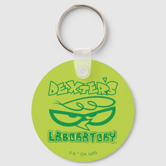 Dexter's Laboratory Face Logo Sleutelhanger (Voorkant)