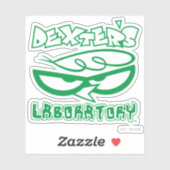 Dexter's Laboratory Face Logo Sticker (Vel)