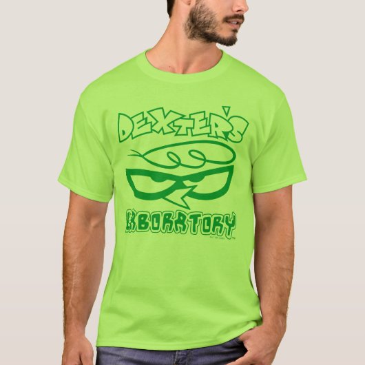 Dexter's Laboratory Face Logo T-shirt (Voorkant)