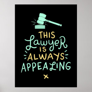 Deze advocaat gaat altijd in beroep poster