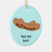 Deze afbeelding van worst aanpassen keramisch ornament (Rechts)