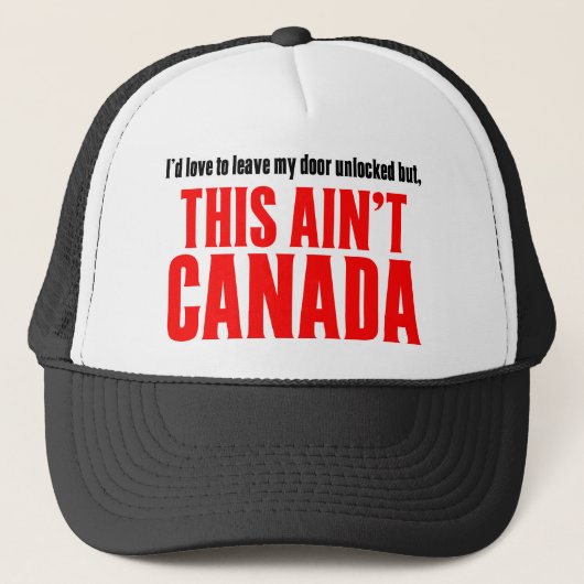 Deze Aint CANADA Trucker Pet (Voorkant)