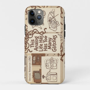 Deze Analoge Leven Heeft Te Veel Storingen VHS Sti iPhone 11 Pro Hoesje