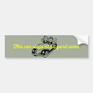 Deze autostoppen voor de Bumpersticker van alle wi