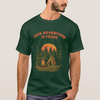 Deze Avontuur Is Van Jou Campingrip Camperravel fa T-shirt
