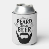 Deze baard heeft behoefte aan grappige cadeautjes  blikjeskoeler (Blikje Voorkant)