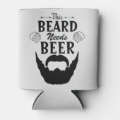 Deze baard heeft behoefte aan grappige cadeautjes  blikjeskoeler (Voorkant)