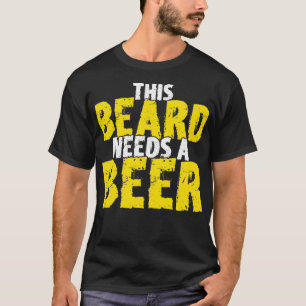 Deze baard heeft bier nodig, cadeau voor gekaarde t-shirt