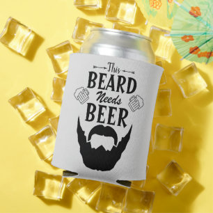 Deze Baard Heeft Bier Nodig Grappig Cadeau Voor He Blikjeskoeler