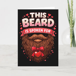 Deze Baard Is Gereserveerd Grappige Baard Valentij Kaart
