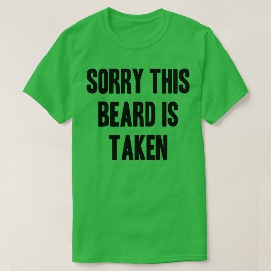 Deze baard is helaas ingenomen 125 t-shirt (Design voorkant)