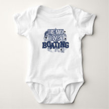 Deze baby houdt van boating bodysuit voor baby's