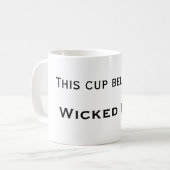 Deze beker is van koffiemok (Voorkant links)