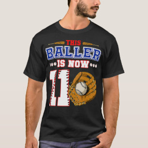 Deze bezoeker is nu elf jaar oud, elfde verjaardag t-shirt