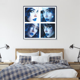 Deze Blauwe Ogen Canvas Afdruk