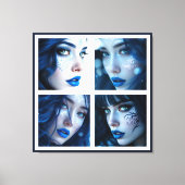 Deze Blauwe Ogen Canvas Afdruk (Voorkant)