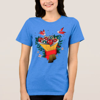 Deze bloemen zijn voor jou vrouwen klassiek Tri-Blend shirt