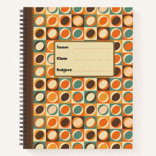 Deze boho geïnspireerde studentenbestuurde samenst notitieboek (Voorkant)