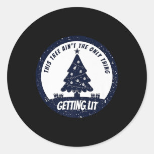 Deze boom is niet het enige dat dit keer weggaat ronde sticker