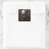 Deze Boots Vierkante Sticker (Tas)