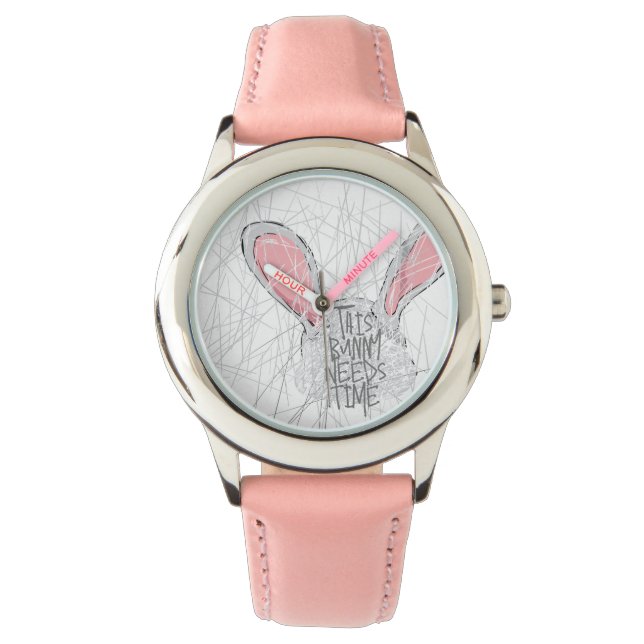 "Deze bunny heeft tijd nodig" | Pasen Horloge (Voorkant)